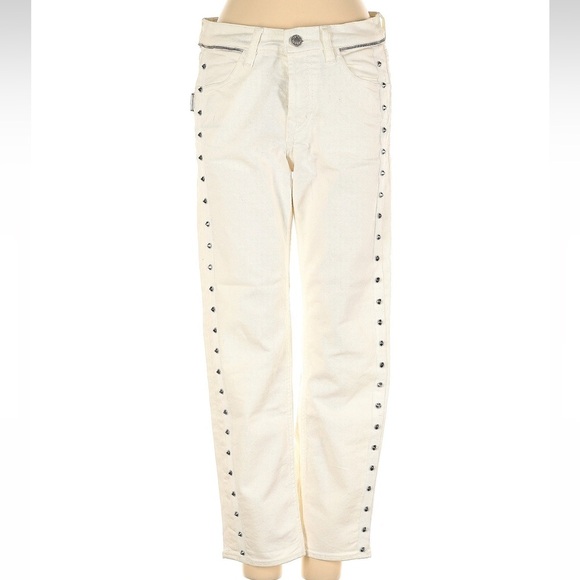 Zadig & Voltaire Elios Spiked Jeans Sz 25 - Picture 3 of 6